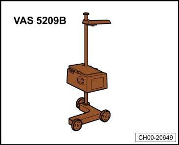 Тестер фар — SVW 2617 или VAS 5209B Проверка и регулировка ближнего света