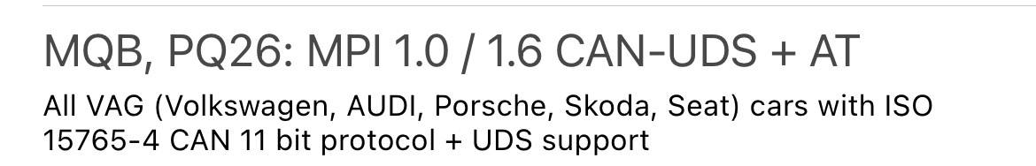 Профили CarScanner