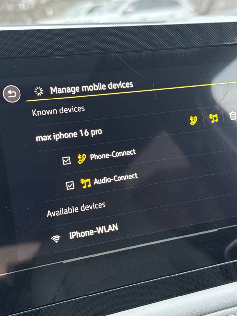 Ошибка CarPlay по кабелю