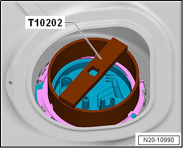 Инструкция снятия топливного насоса