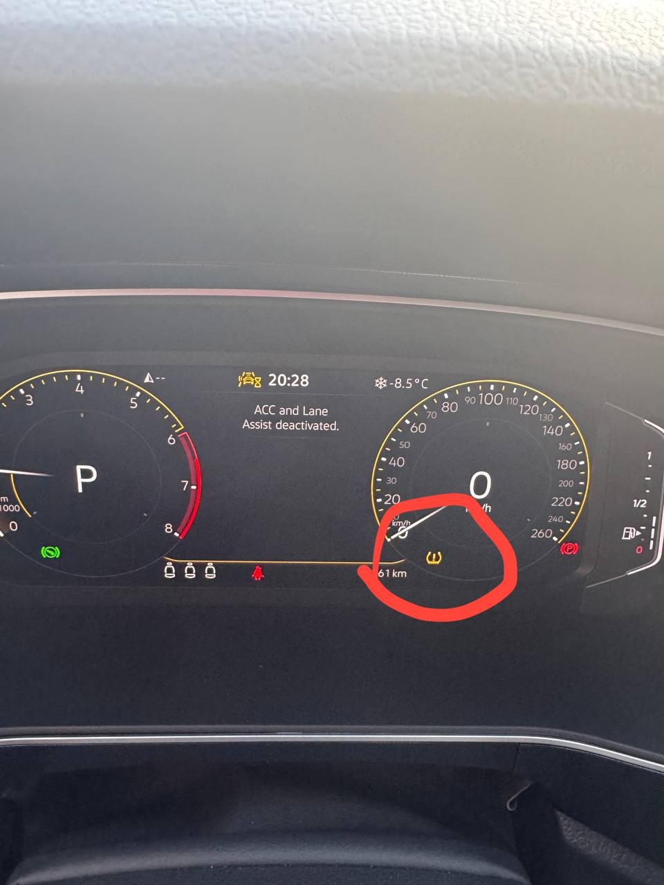 Ошибка TPMS